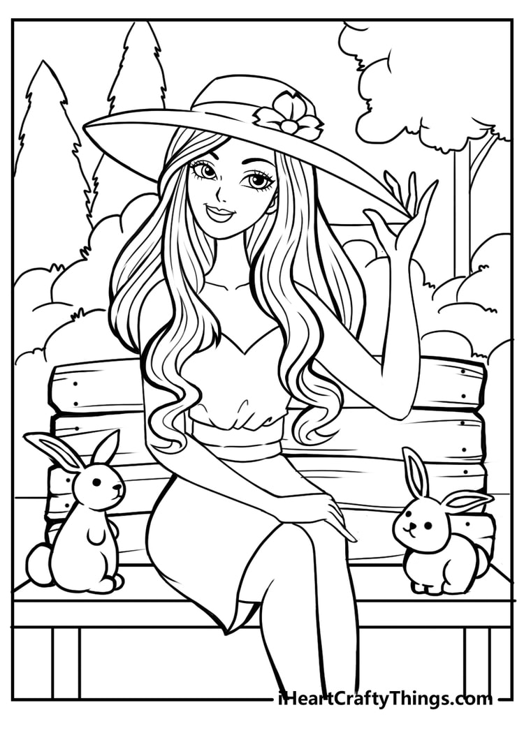 Free Printable Barbie Coloring Sheets Free Printables Hub Free Printable Barbie Coloring Sheets Free Printables Hub