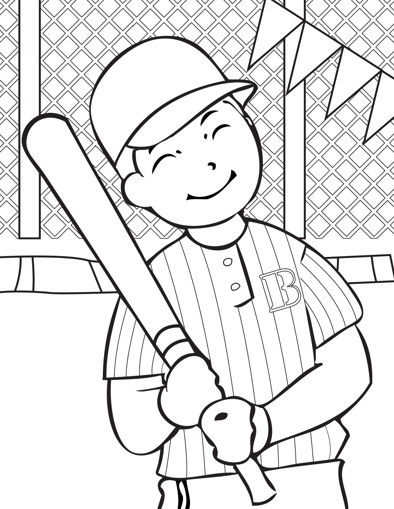 Free Printable Baseball Coloring Pages For Kids Best Coloring Pages 
