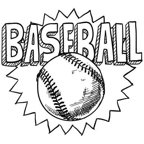 printable coloring page baseball printable coloring page baseball
