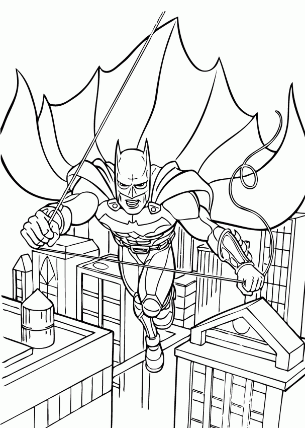 free printable coloring sheets Batman free printable coloring sheets Batman