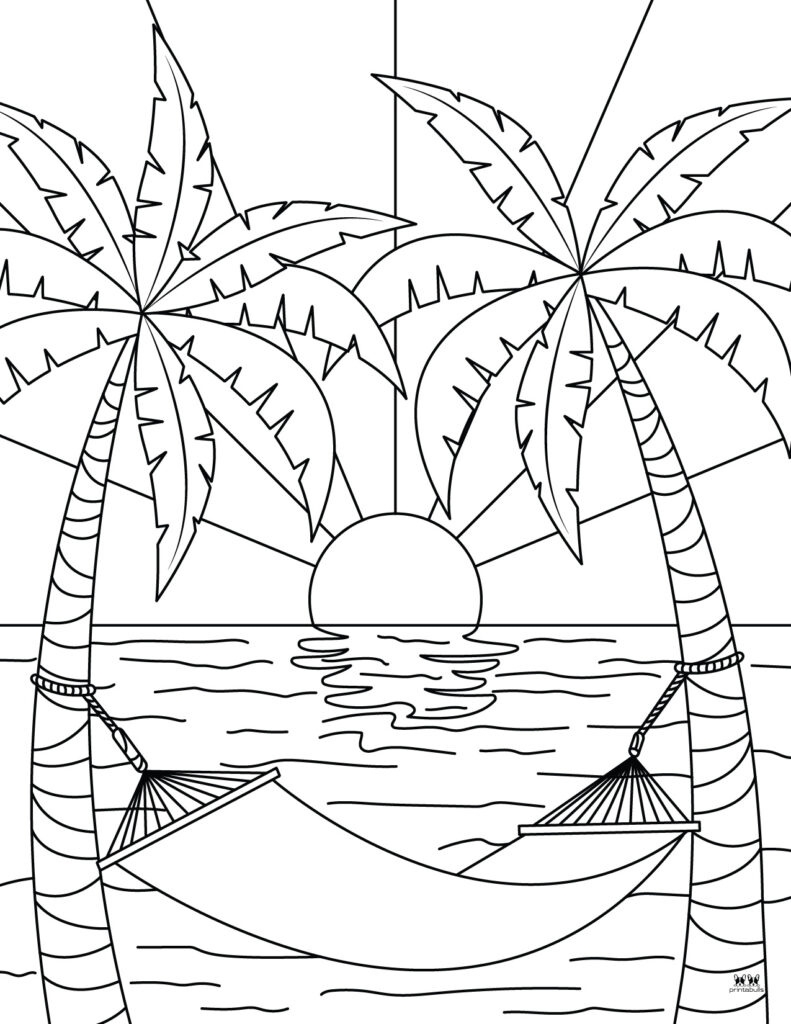 Free Printable Beach Coloring Pages FREE Printable A Z Free Printable Beach Coloring Pages FREE Printable A Z