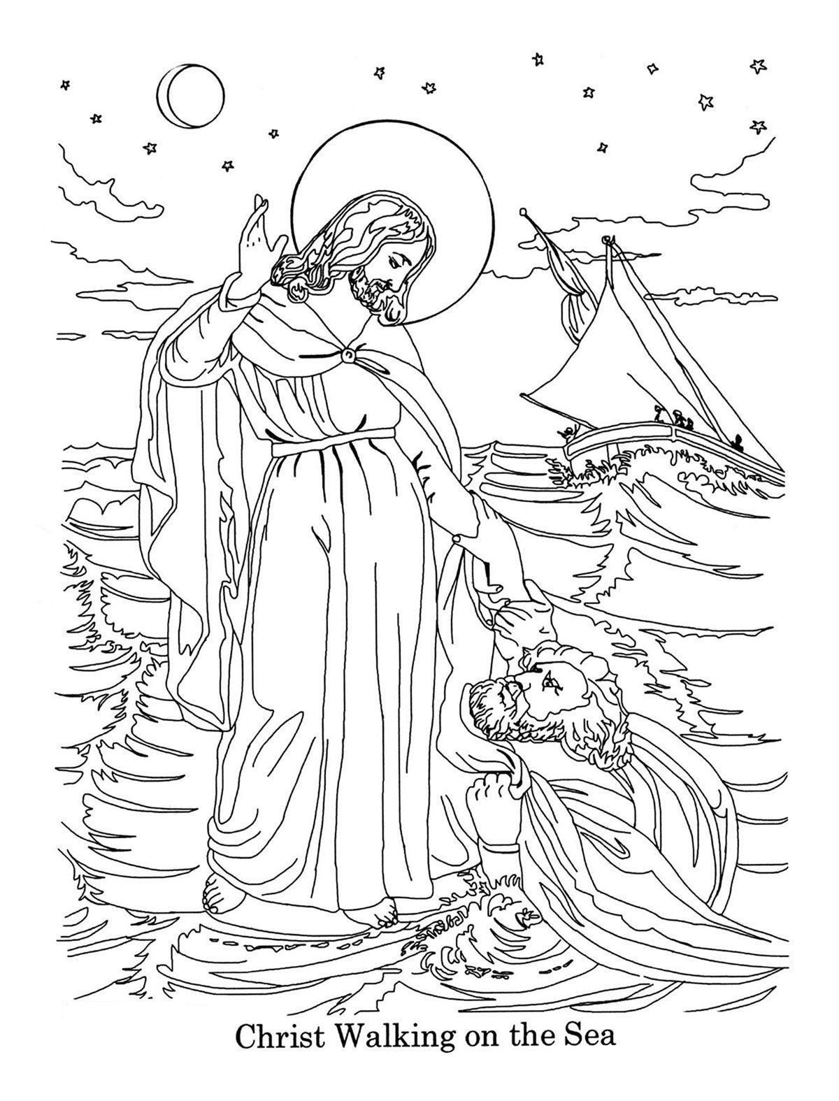 free bible coloring pages printables