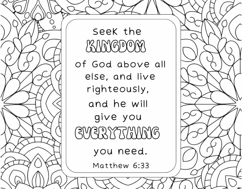 Free Printable Bible Verse Coloring Pages Out Upon The Waters
