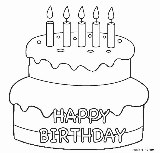 Free Printable Birthday Cake Coloring Pages For Kids Cool2bKids Free Printable Birthday Cake Coloring Pages For Kids Cool2bKids