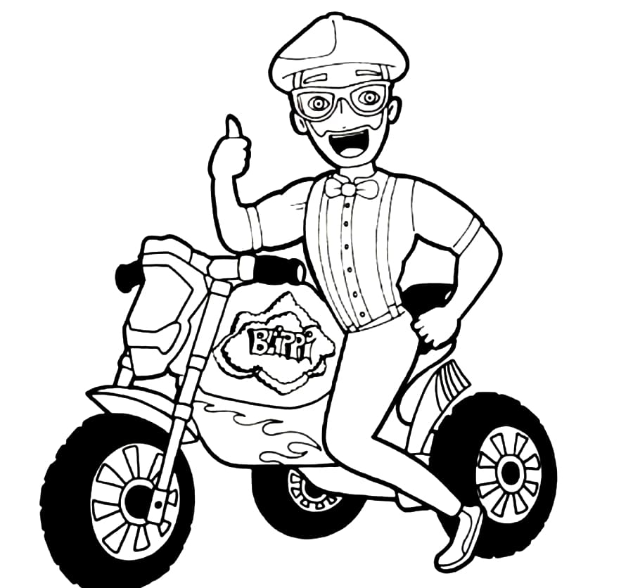 Free Printable Blippi Coloring Pages For Kids WONDER DAY Coloring Free Printable Blippi Coloring Pages For Kids WONDER DAY Coloring