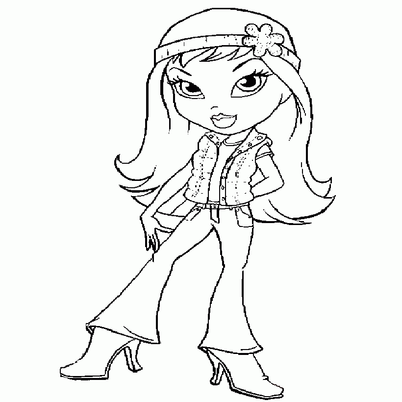 Free Printable Bratz Coloring Pages Coloring Home Free Printable Bratz Coloring Pages Coloring Home