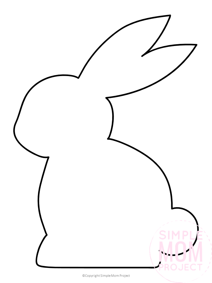 Free Printable Bunny Template Free Printable Bunny Template