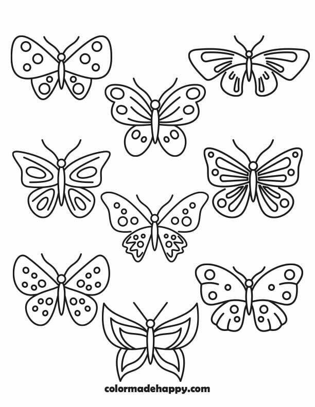 Free Printable Butterfly Patterns Free Printables Hub