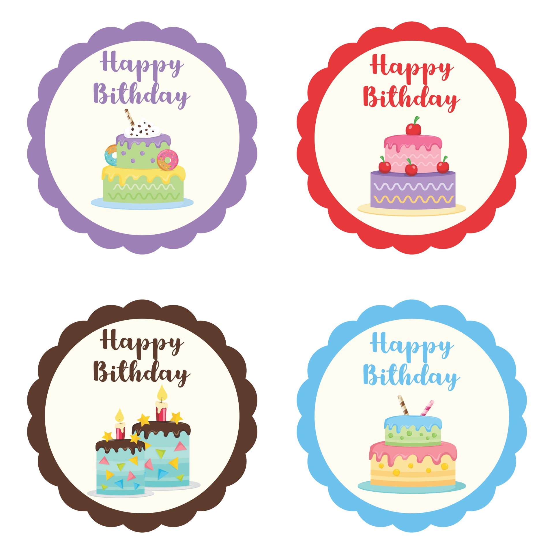 Free Printable Cake Topper Templates Free Printable Cake Topper Templates