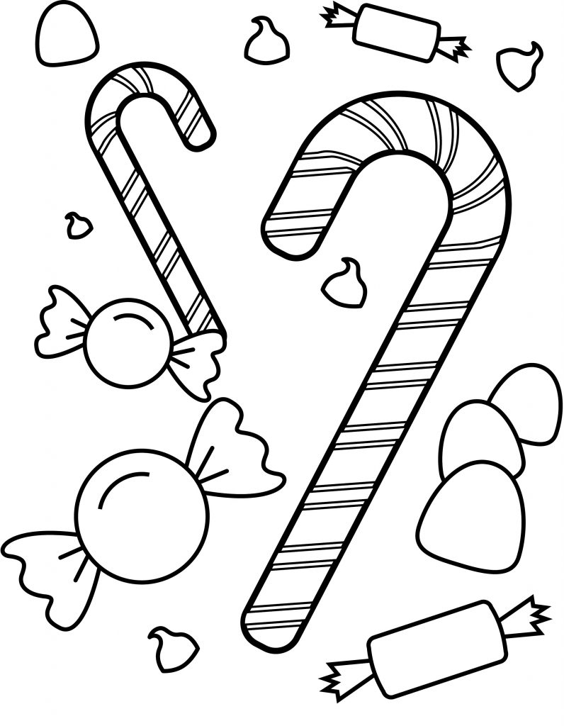 valentine candy coloring pages