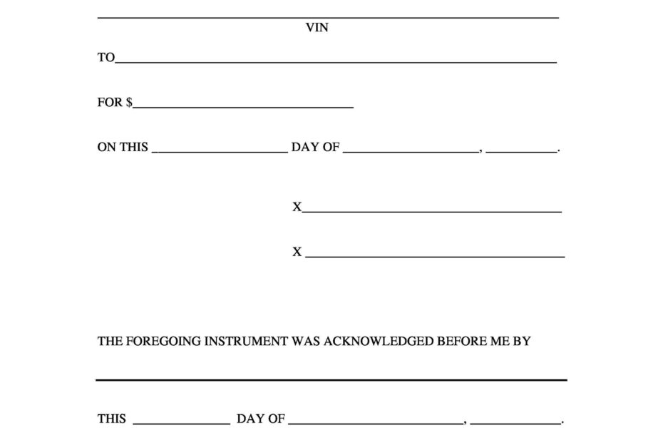 Free Printable Car Bill Of Sale Template Shinekja