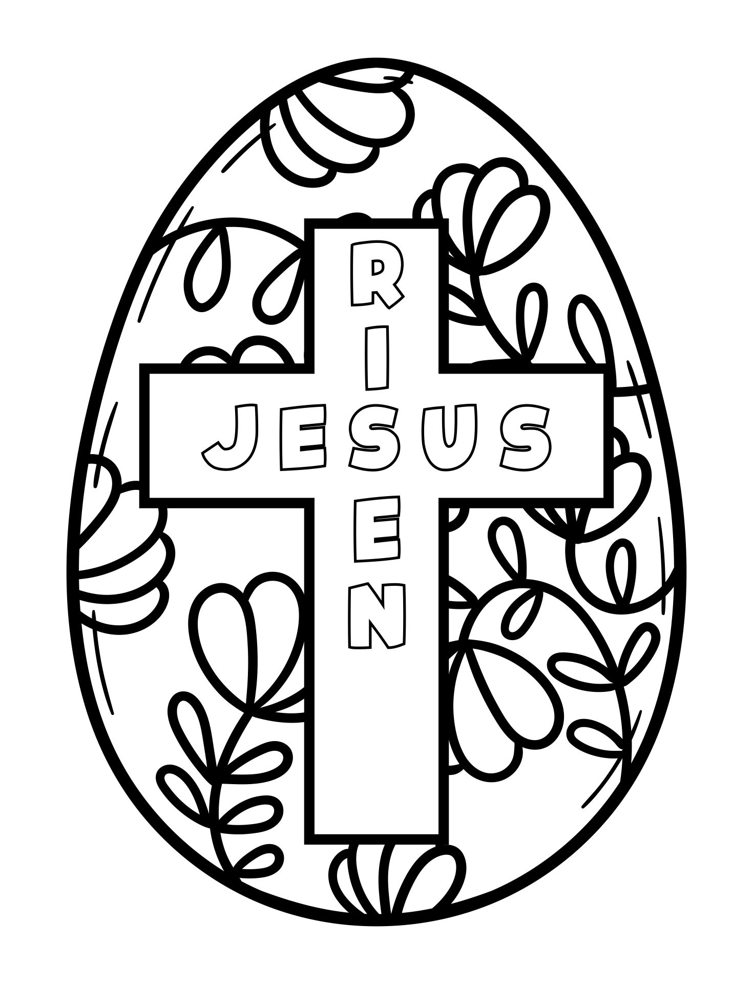 free printable easter coloring pages