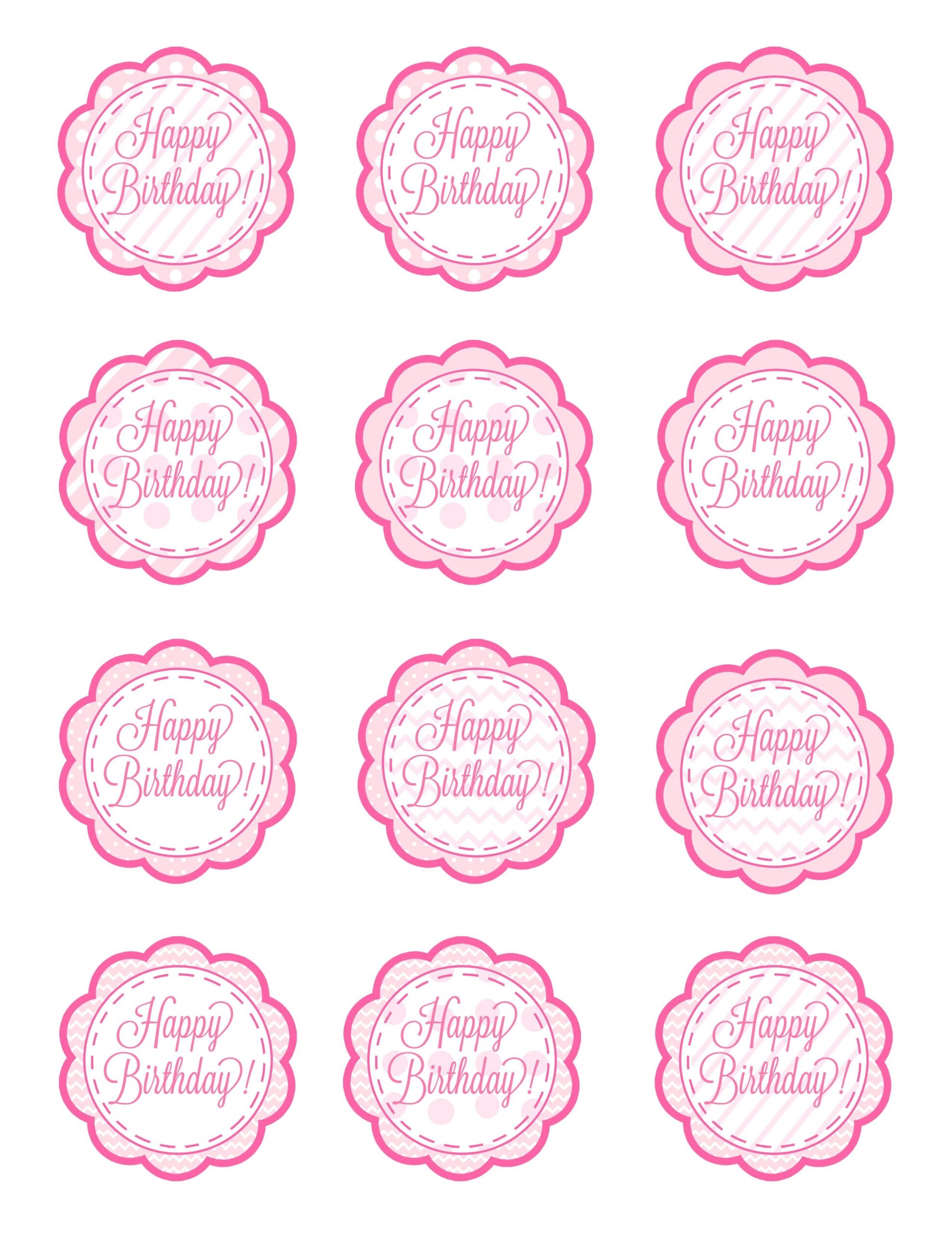 Free Printable Christening Cupcake Topper Template Free Printable Christening Cupcake Topper Template