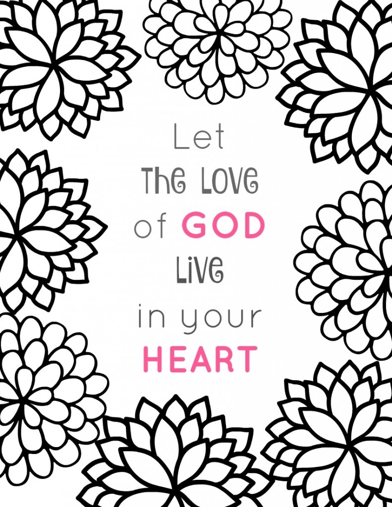 Free Printable Christian Coloring Pages What Mommy Does