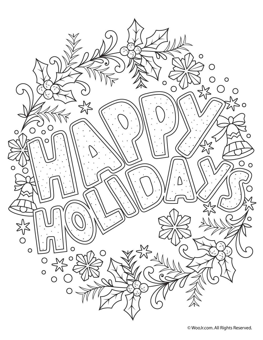 printable christmas coloring pages printable christmas coloring pages