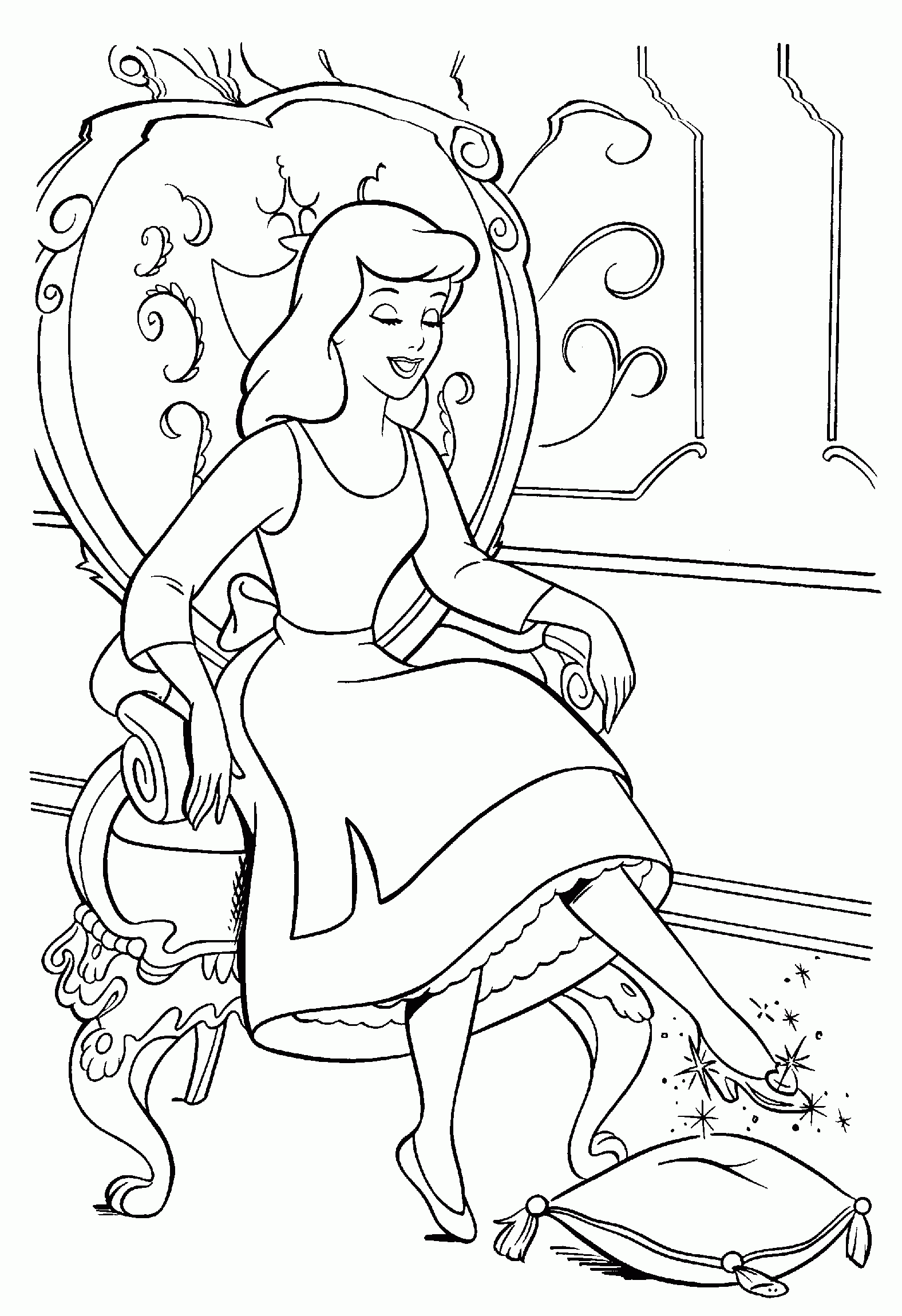 Free Printable Cinderella Activity Sheets And Coloring Pages Utah 