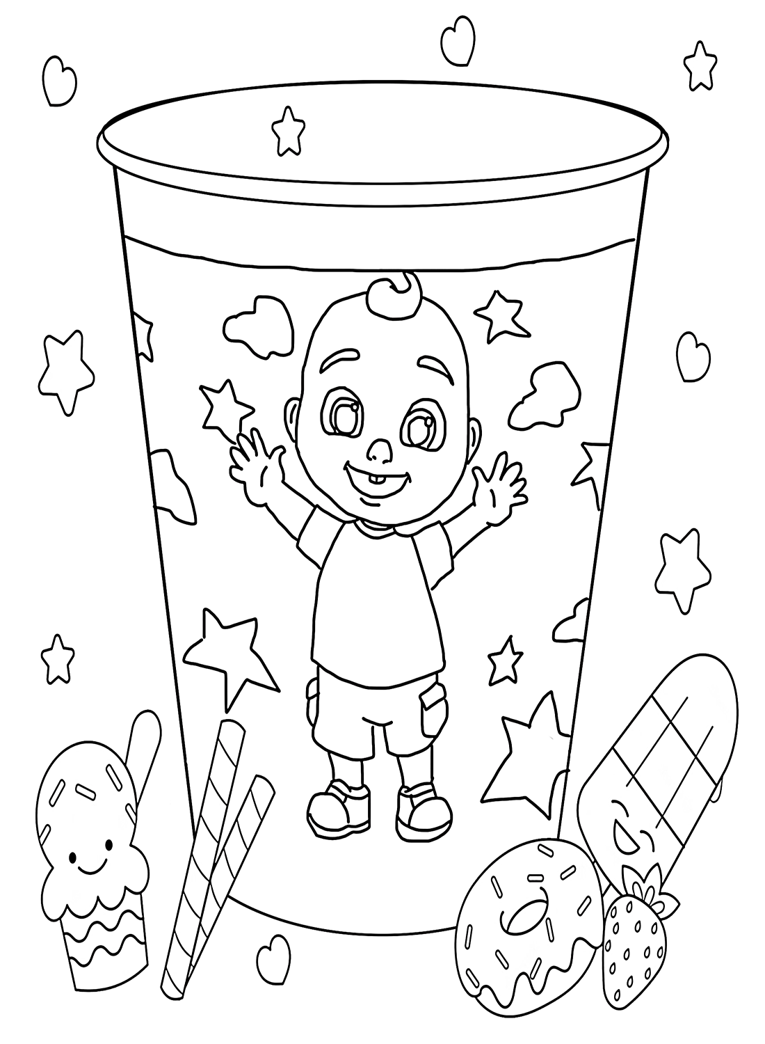 Free Printable Cocomelon Coloring Pages Free Printable Coloring Pages