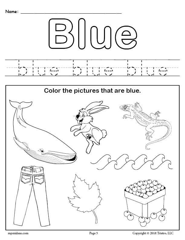 Free Printable Color Blue Worksheets Printable Worksheets Free Printable Color Blue Worksheets Printable Worksheets