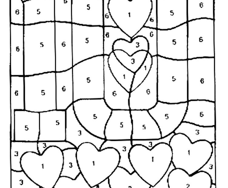 Free Printable Color By Number Coloring Pages Best Coloring Pages For