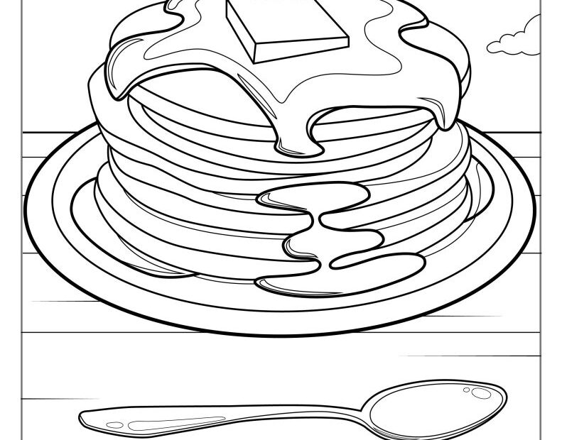 Free Printable Coloring Food Pages Download Free Printable Coloring