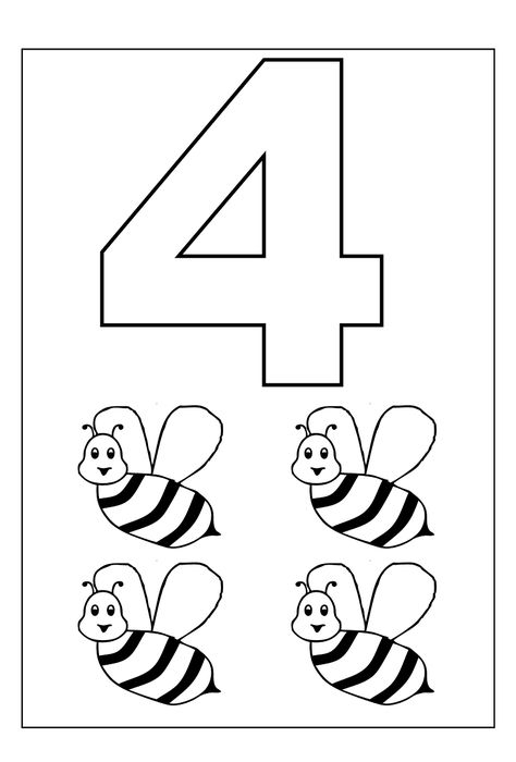 Free Printable Coloring Number Worksheets