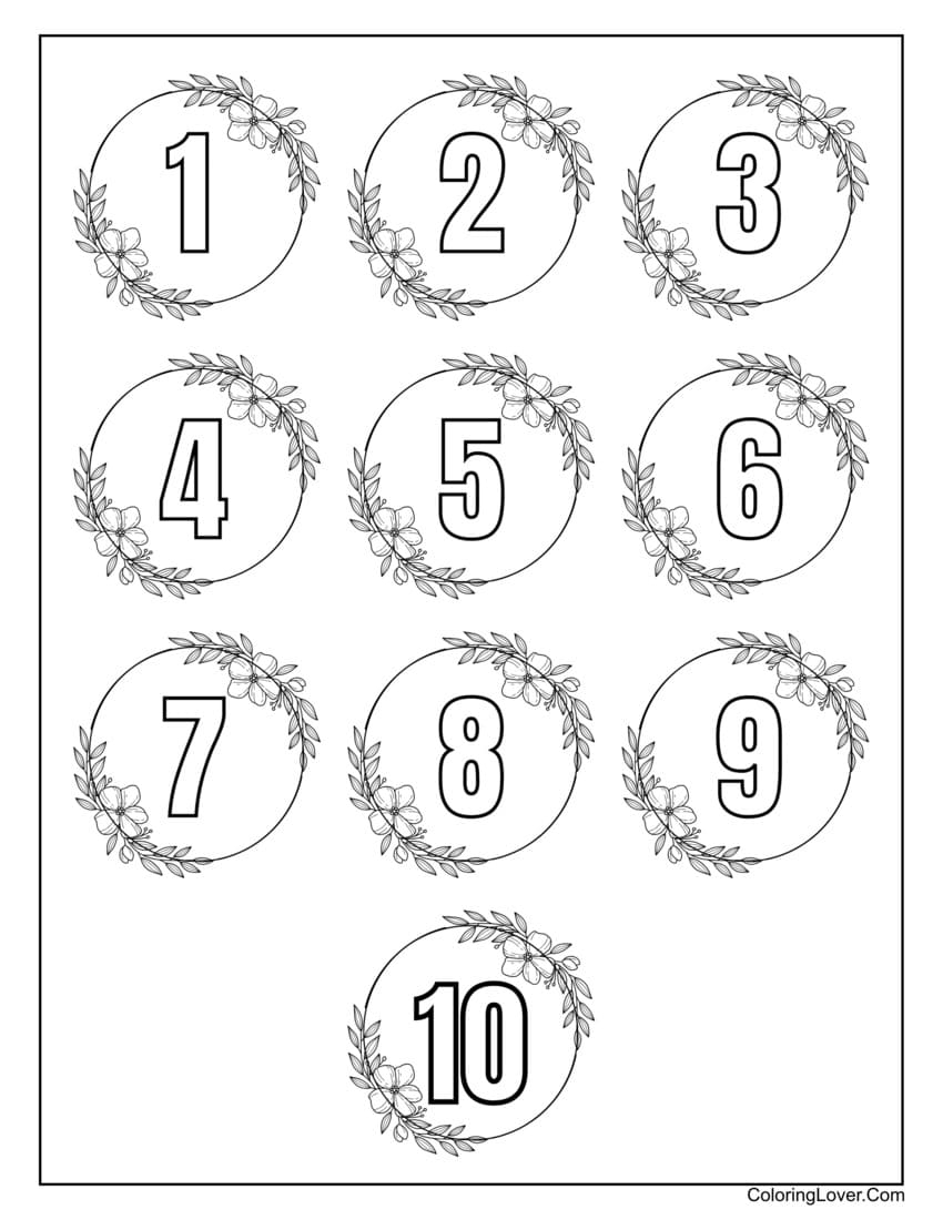 Free Printable Coloring Pages For Toddlers Numbers Infoupdate Free Printable Coloring Pages For Toddlers Numbers Infoupdate