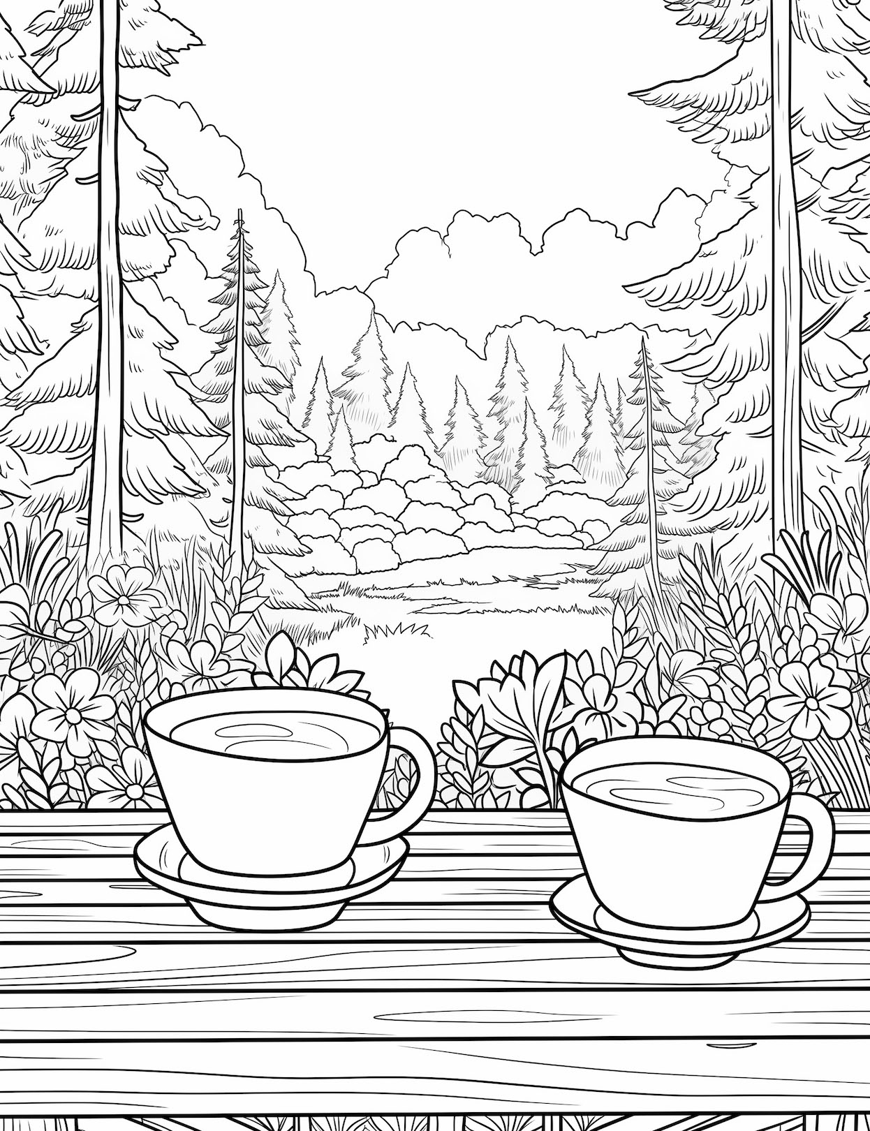 Free Printable Coloring Pages Nature Scenes Download Free Printable 