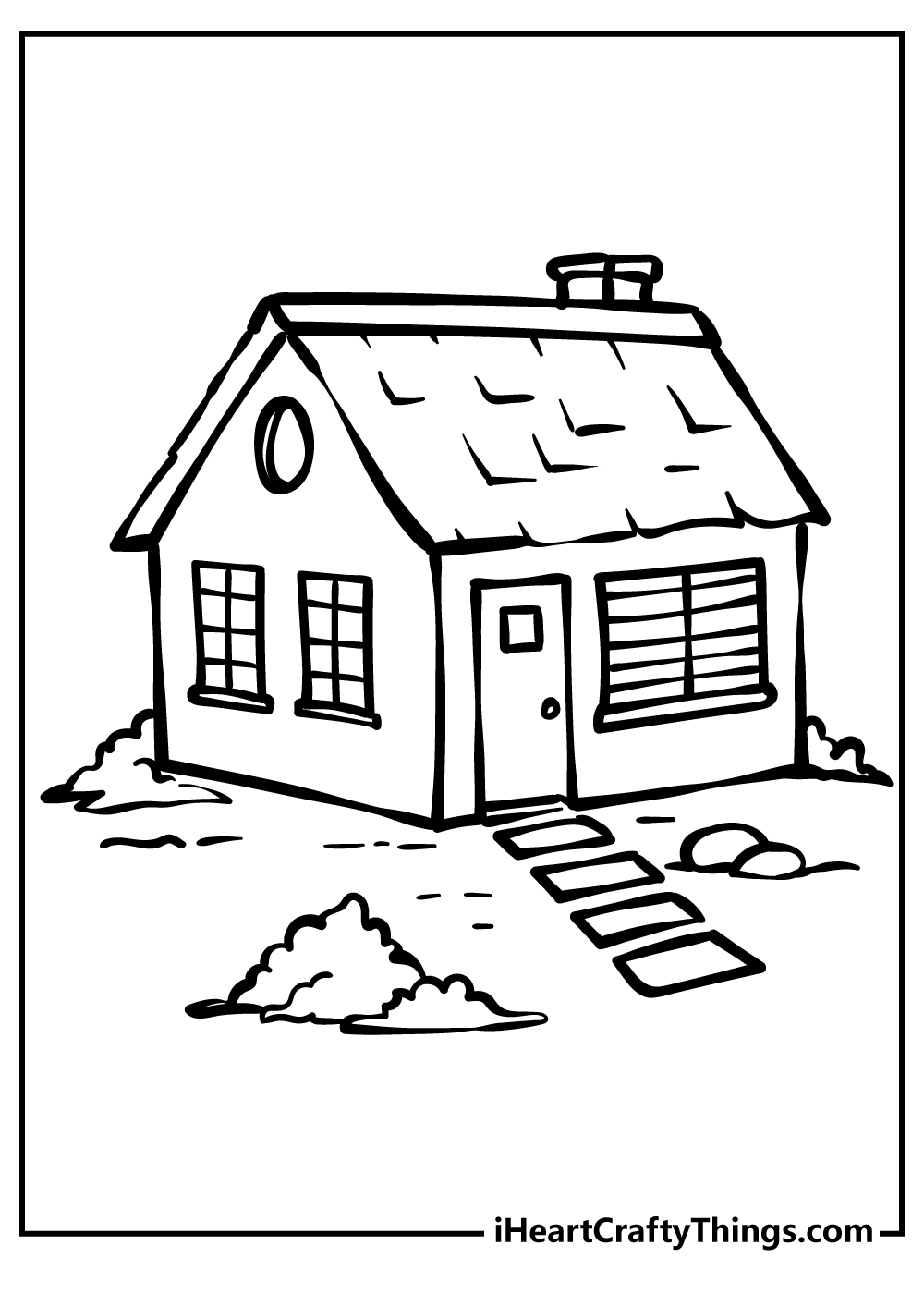 Free Printable Coloring Pages Of Houses