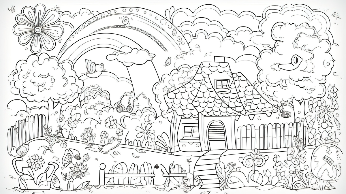 free coloring pictures of houses free coloring pictures of houses