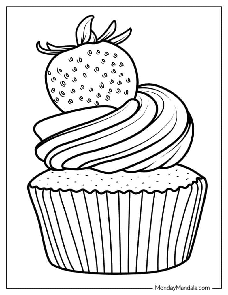 Free Printable Cupcake Coloring Pages 50 OFF Free Printable Cupcake Coloring Pages 50 OFF