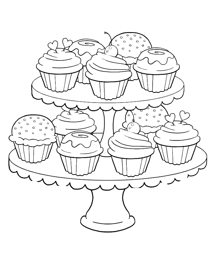 free printable coloring pages cupcakes free printable coloring pages cupcakes