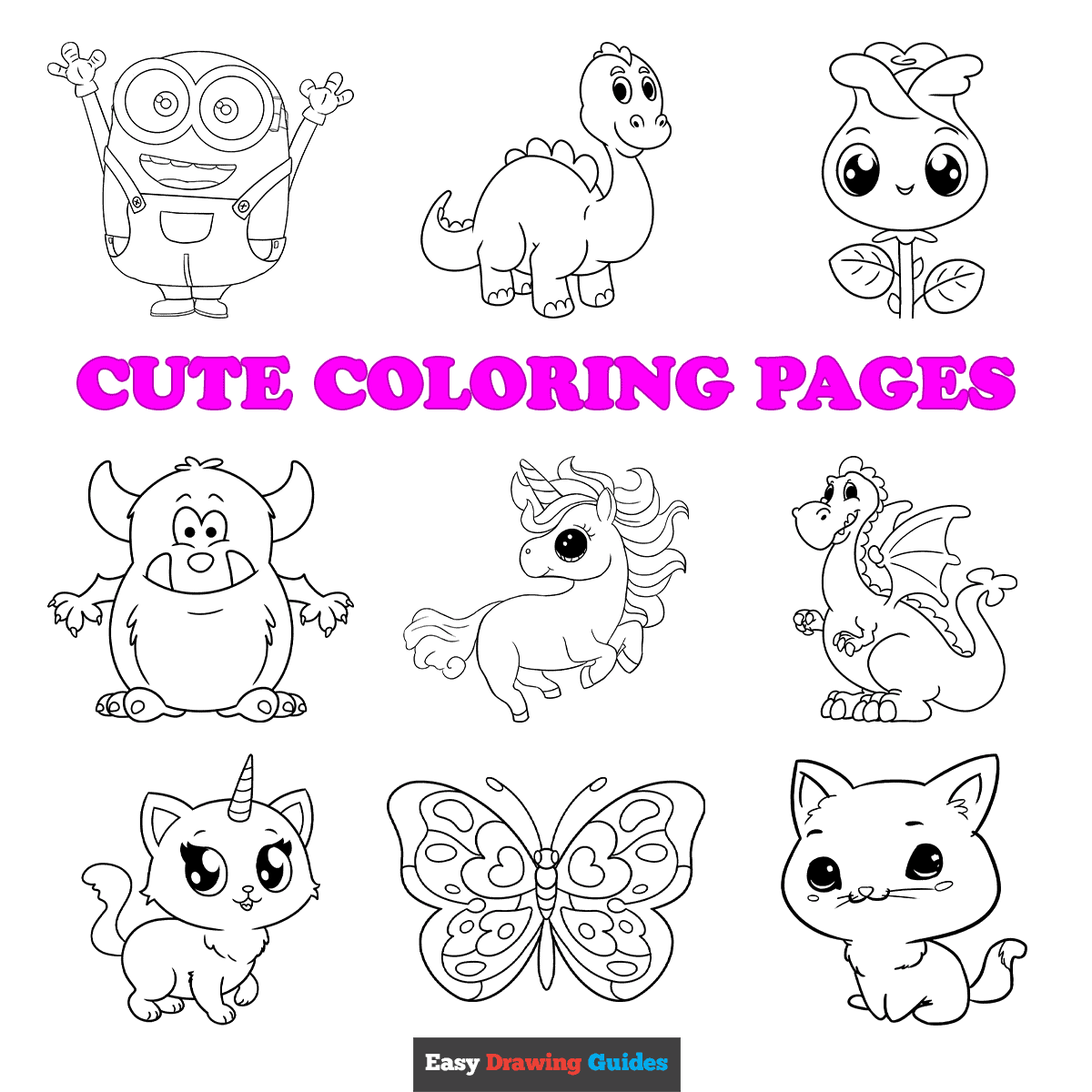 Free Printable Cute Coloring Pages For Kids Free Printable Cute Coloring Pages For Kids