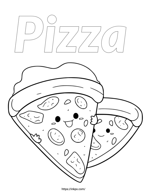 coloring sheets printable pizza coloring sheets printable pizza