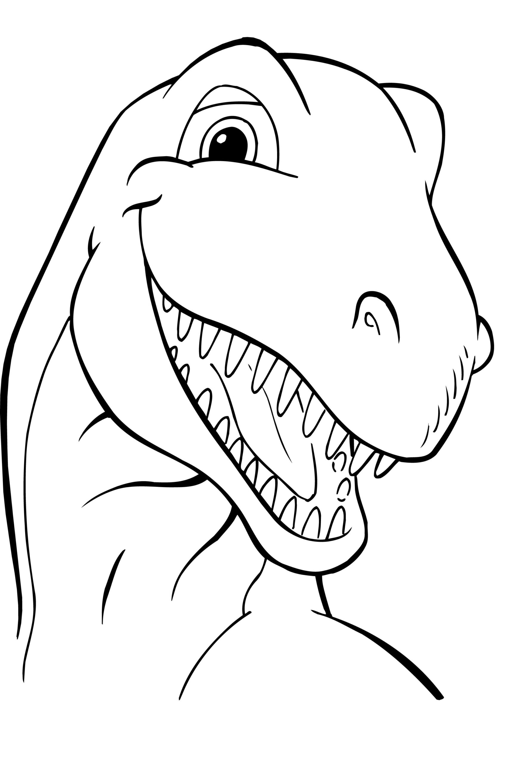 printable dinosaur color pages