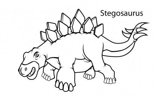 dinosaur coloring pages with names