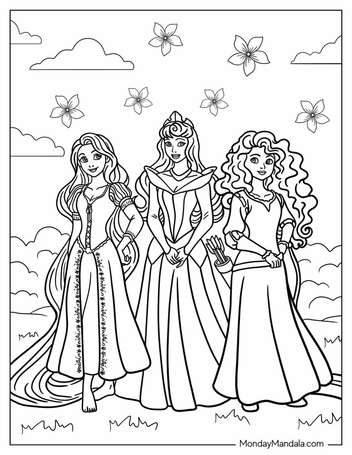 Free Printable Disney Princess Coloring Pages Pdf Infoupdate