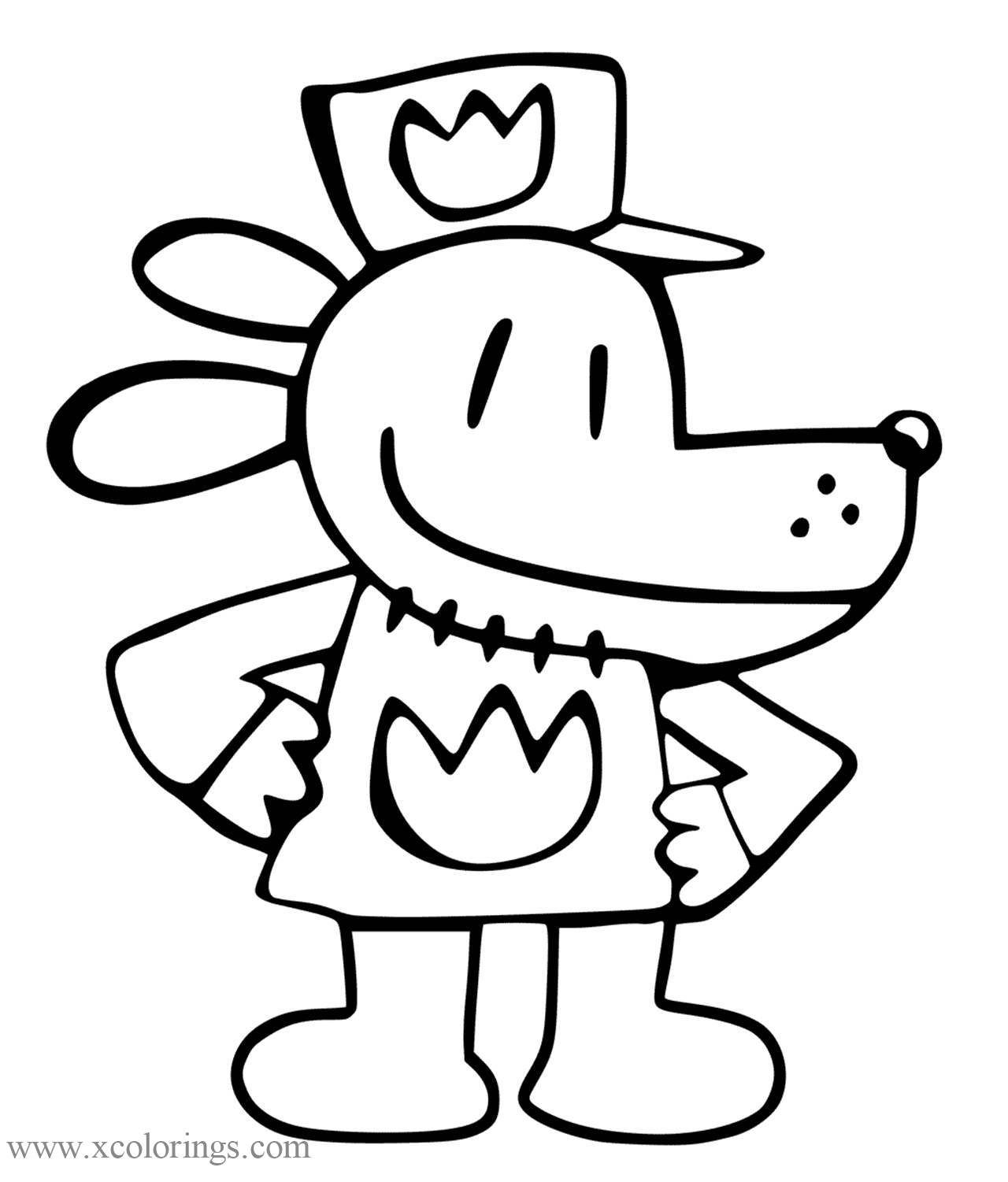Free Printable Dog Man Drawings