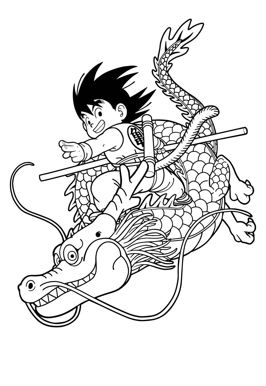 Free Printable Dragon Ball Z Coloring Pages For Kids 2 Free Coloring Free Printable Dragon Ball Z Coloring Pages For Kids 2 Free Coloring