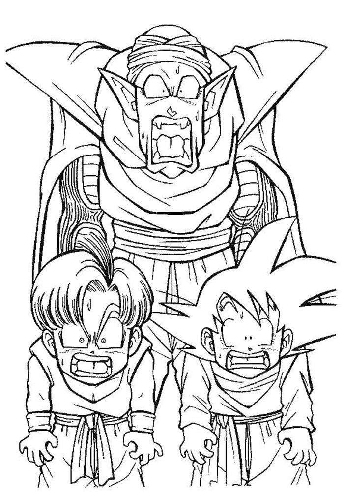 Free Printable Dragon Ball Z Coloring Pages Free Printable Dragon Ball Z Coloring Pages