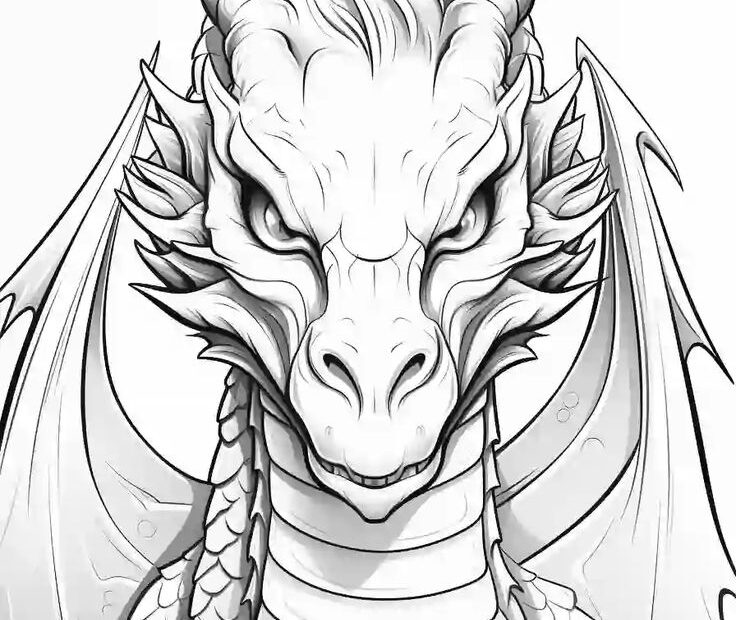Free Printable Dragon Coloring Pages For Kids Adults Storiespub