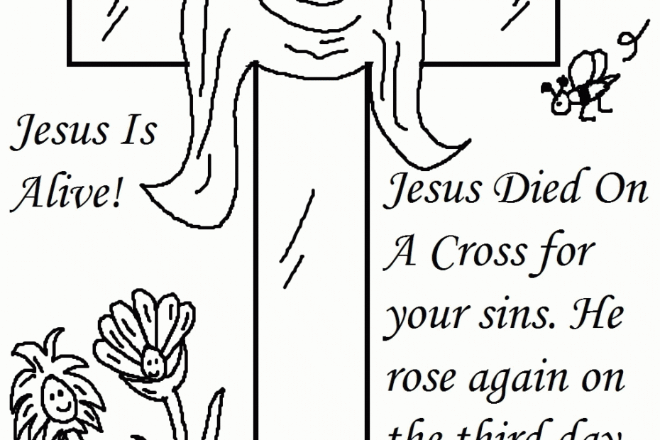 Free Printable Easter Coloring Pages Religious Coloring Home