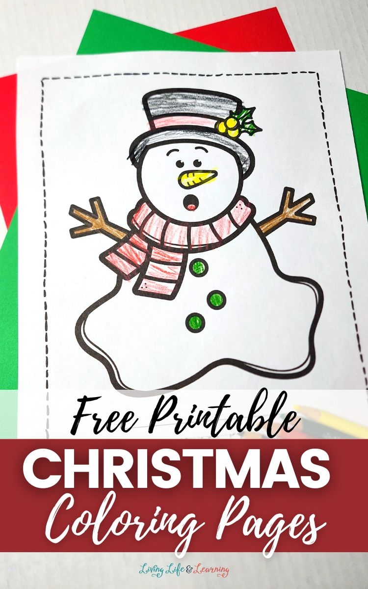 printable easy christmas coloring pages printable easy christmas coloring pages