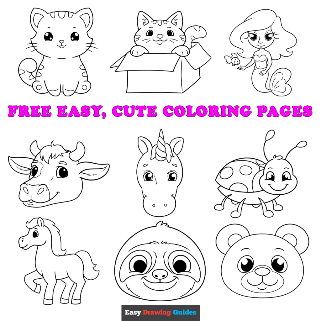 Free Printable Easy Cute Coloring Pages For Kids 59 OFF Free Printable Easy Cute Coloring Pages For Kids 59 OFF