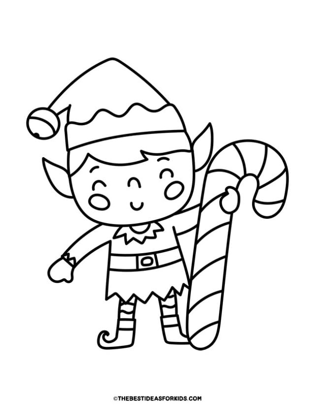 Free Printable Elf Coloring Sheets Free Coloring Sheet Printables For 