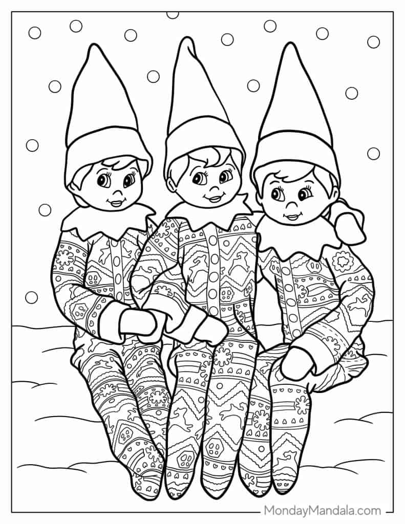 Free Printable Elf Coloring Sheets Free Coloring Sheet Printables For Free Printable Elf Coloring Sheets Free Coloring Sheet Printables For