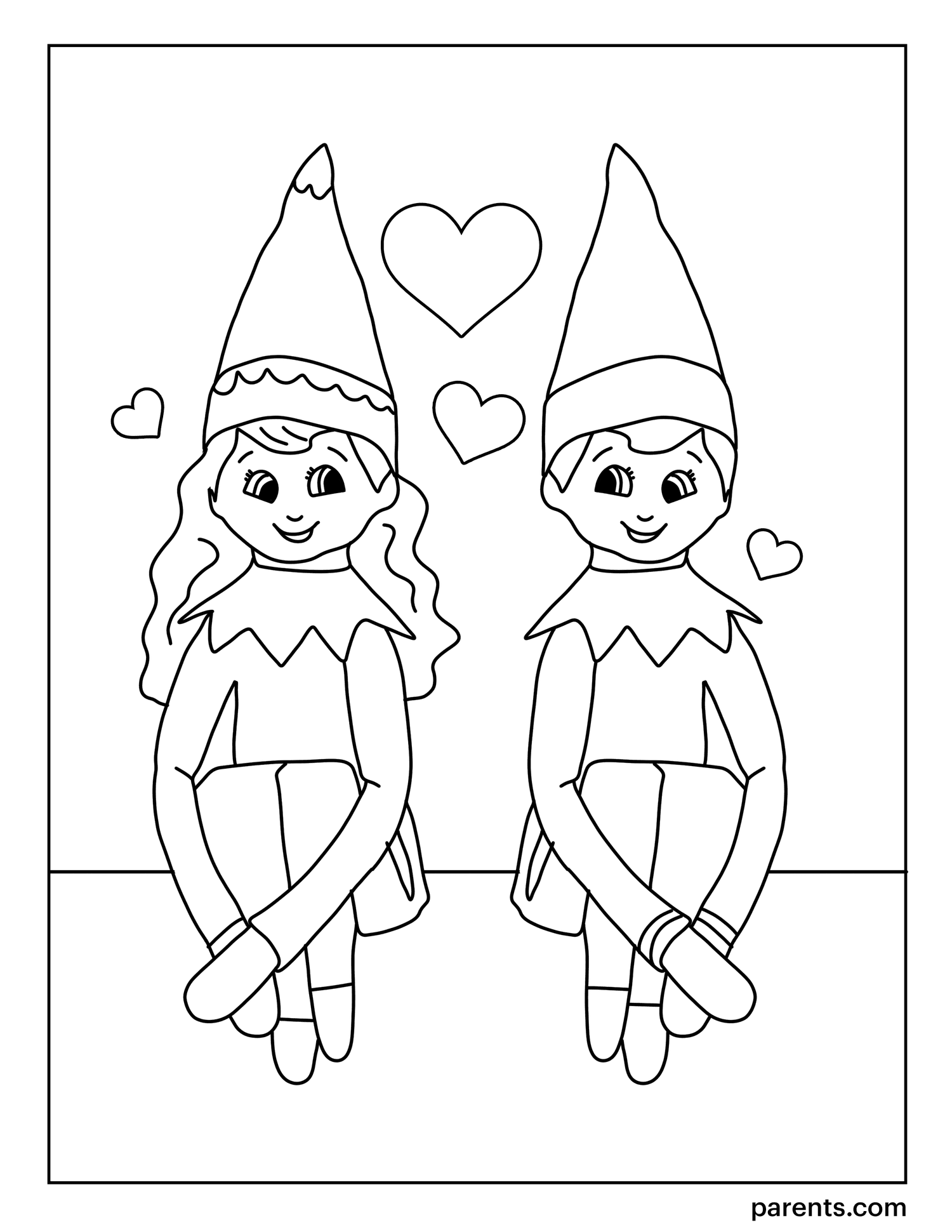 Free Printable Elf On The Shelf Coloring Sheets Printable Free Templates Free Printable Elf On The Shelf Coloring Sheets Printable Free Templates