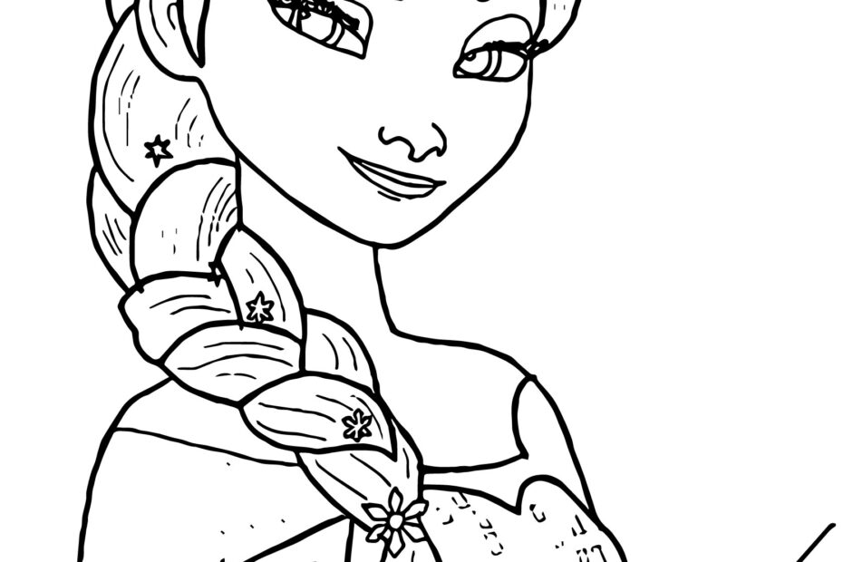 Free Printable Elsa Coloring Pages At GetDrawings Free Download