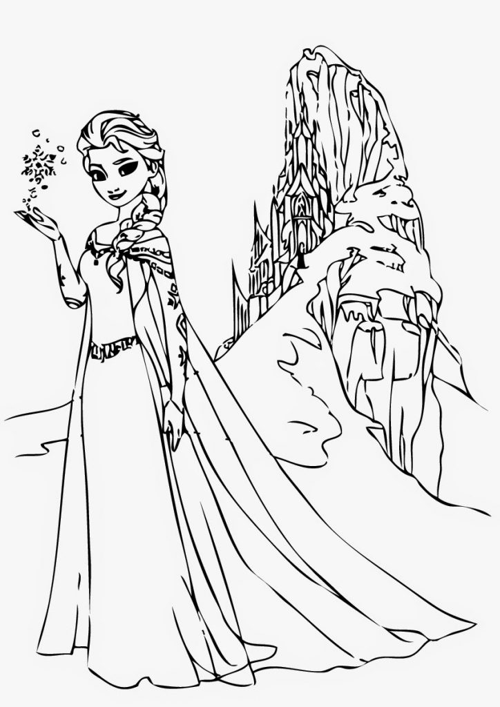 free printable Elsa coloring pages free printable Elsa coloring pages