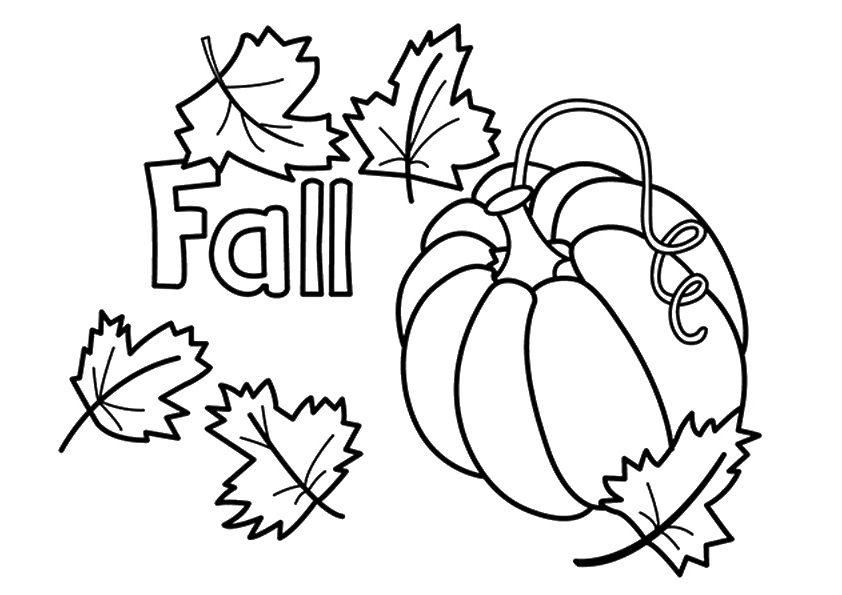 Fall Coloring Pages Fall Coloring Pages