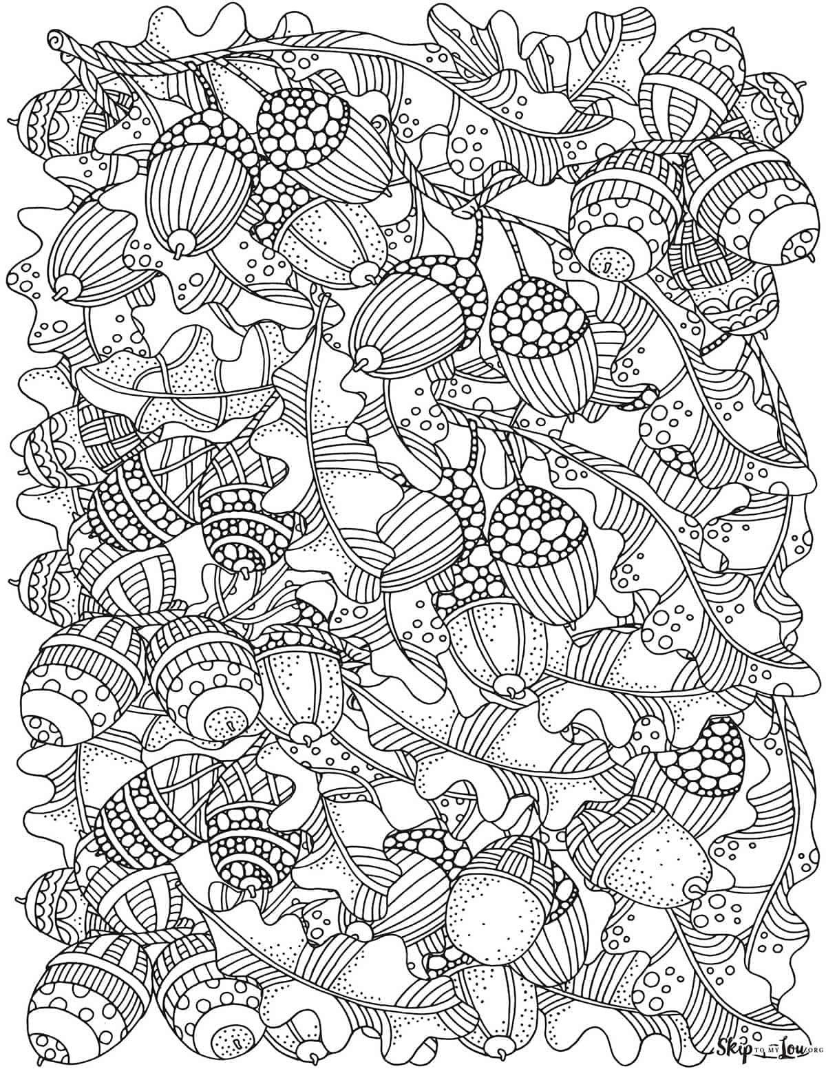 fall coloring page for adults fall coloring page for adults